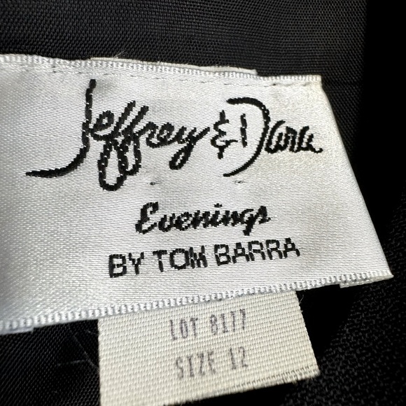 Vintage Jeffrey&Dara Evenings by Tom Barra -Elegant Classic Maxi Gown.Size 12 - Picture 6 of 13
